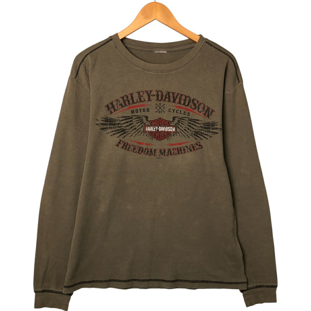 楽天市場】サーマル ロンt（ブランドハーレー）（メンズファッション