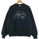 古着 80~90'S ジャージーズ Jerzees プリントスウェットシャツ トレーナー USA製 メンズXL相当 ヴィンテージ /eaa528158 【中古】 【250317】(4)