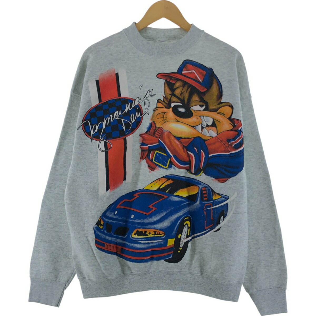 Rakuten - 古着 90'S LOONEY TUNES ルーニーテューンズ タズマニアンデビル 大判プリント キャラクタースウェットシャツ トレーナー USA製 メンズXL相当 ヴィンテージ /eaa528490 【中古】 【250320】 【SS2606_50】