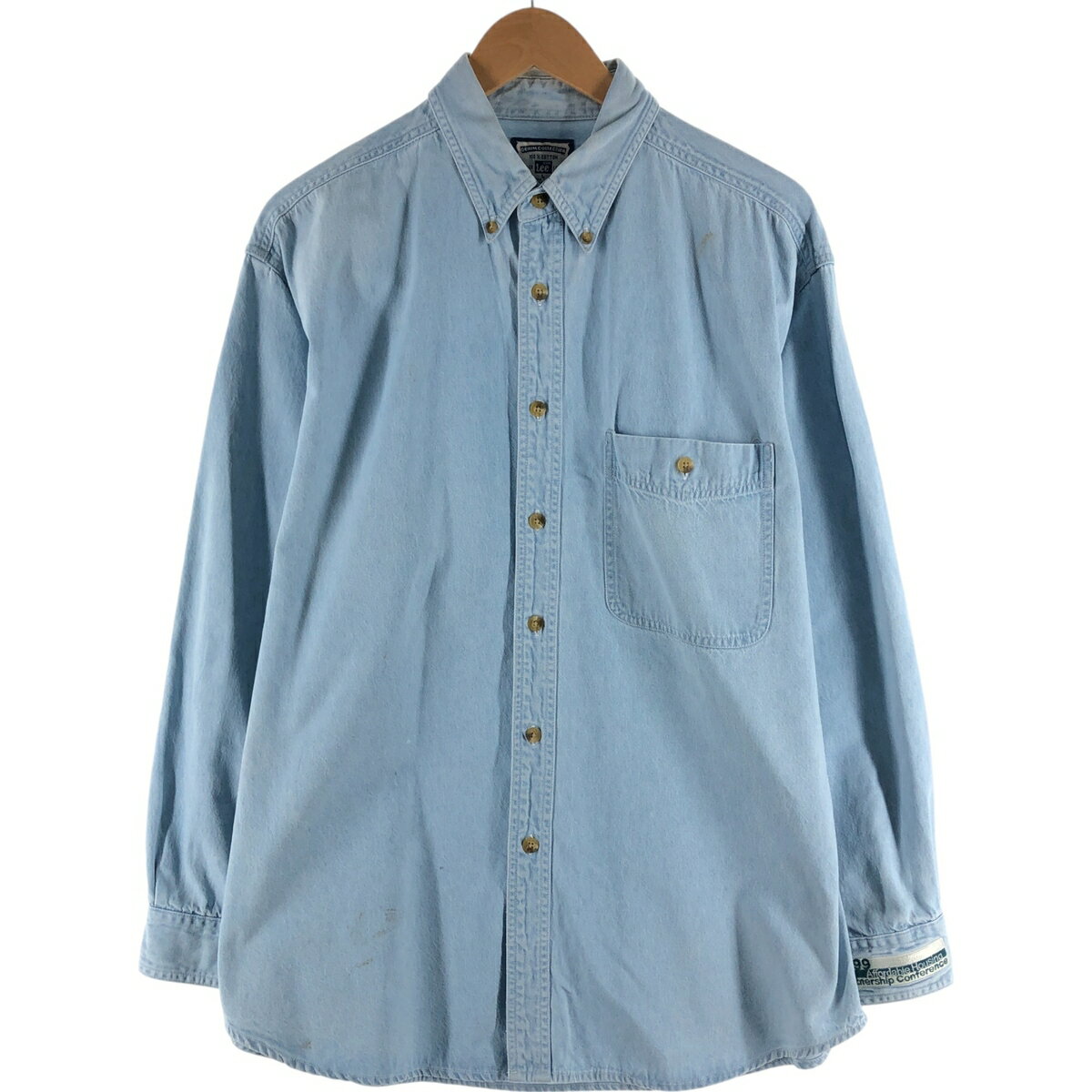 樂天商城 - 古着 90'S リー Lee 長袖 ワークシャツ メンズL相当 ヴィンテージ /eaa528624 【中古】 【250319】 【SS2603_50】
