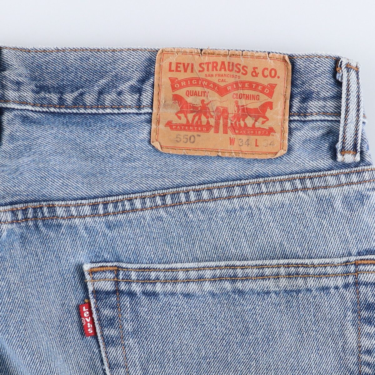 古着 リーバイス Levi's 550 テーパードデニムパンツ メンズw34相当 /eaa528731 【中古】 【250322】
