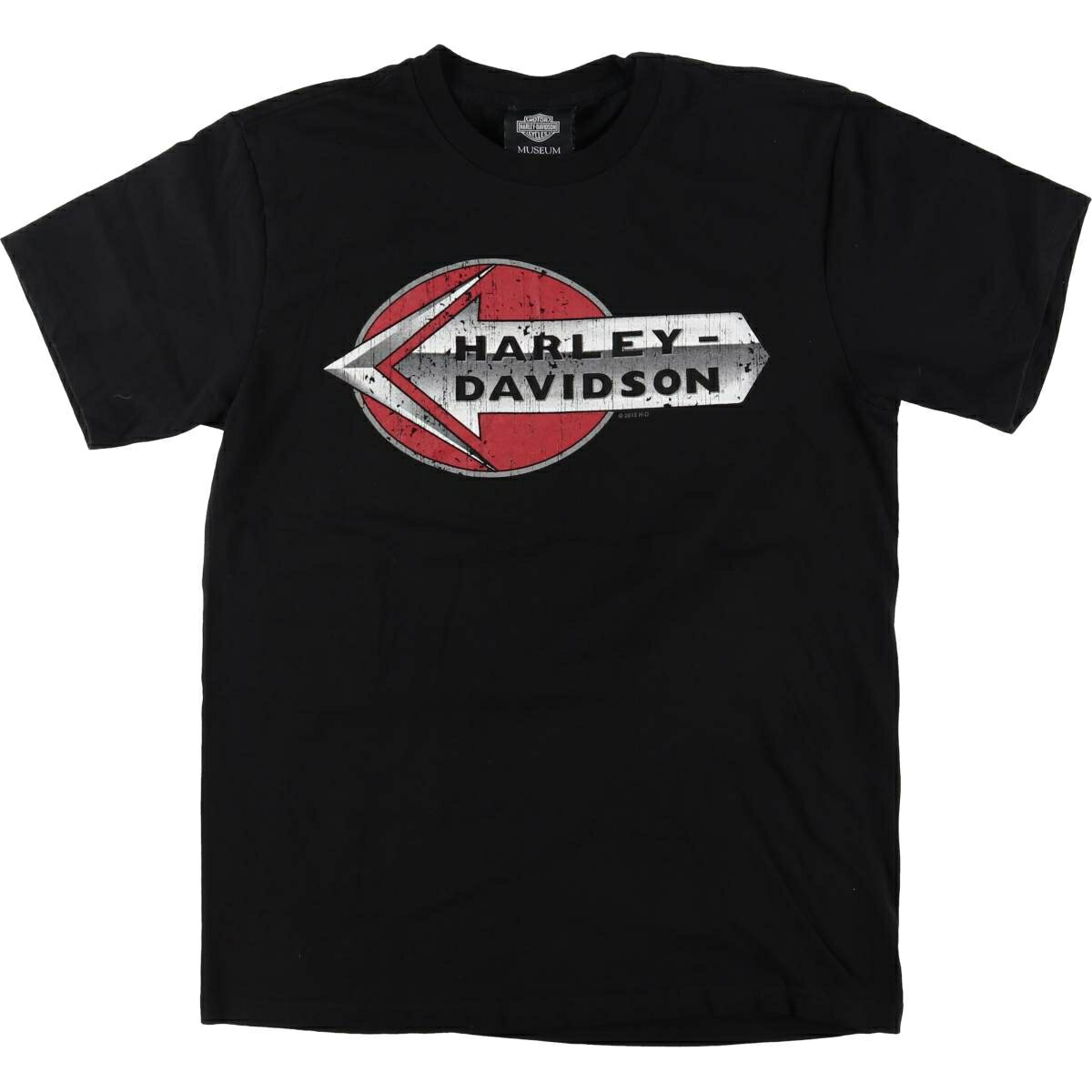 古着 ハーレーダビッドソン Harley-Davidson モーターサイクル バイクTシャツ USA製 メンズM相当 /eaa5..