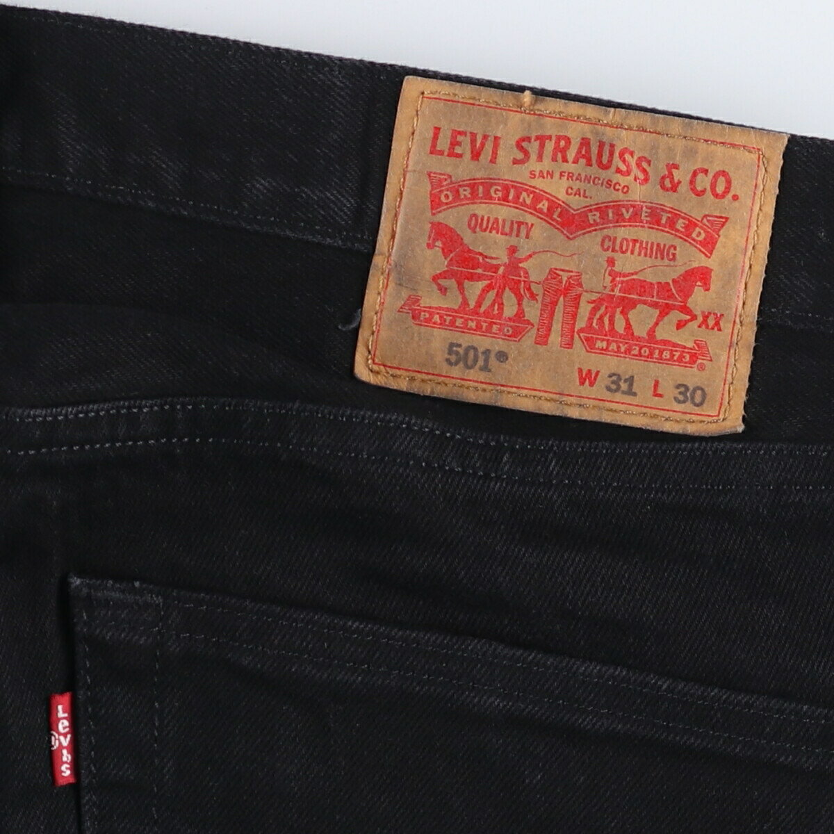 古着 リーバイス Levi's リーバイス501 ブラックデニム ストレートデニムパンツ メンズw32相当 /eaa528905 【中古】 【250322】