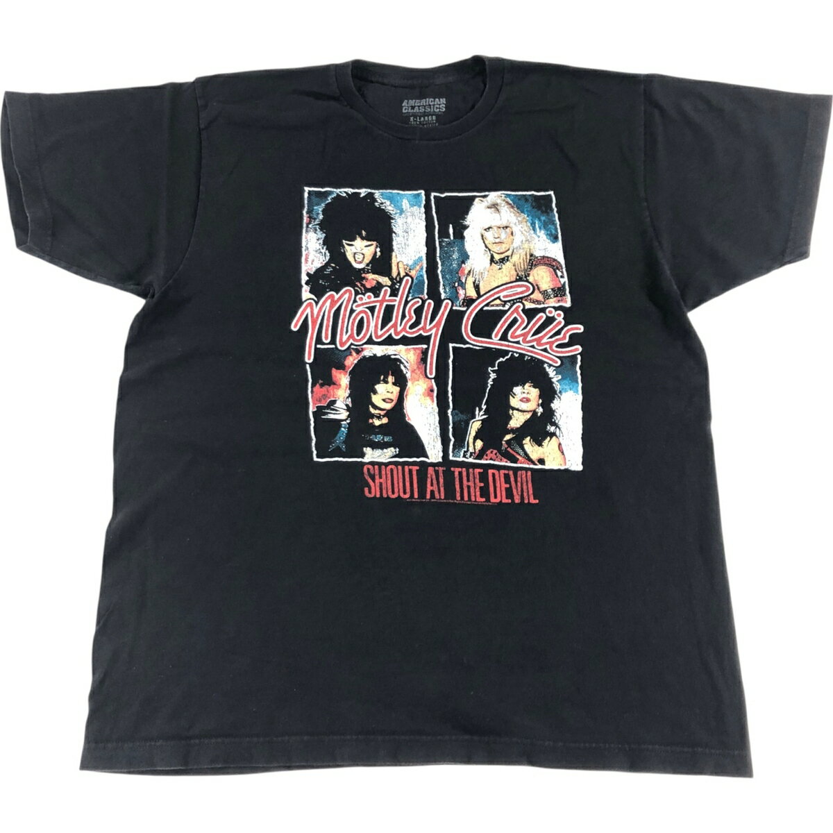 バンドTシャツ モトリークルー2008年ライブツアーTシャツXL ブラック美品 バンドTシャツ モトリークルー2008年ライブツアーTシャツXL