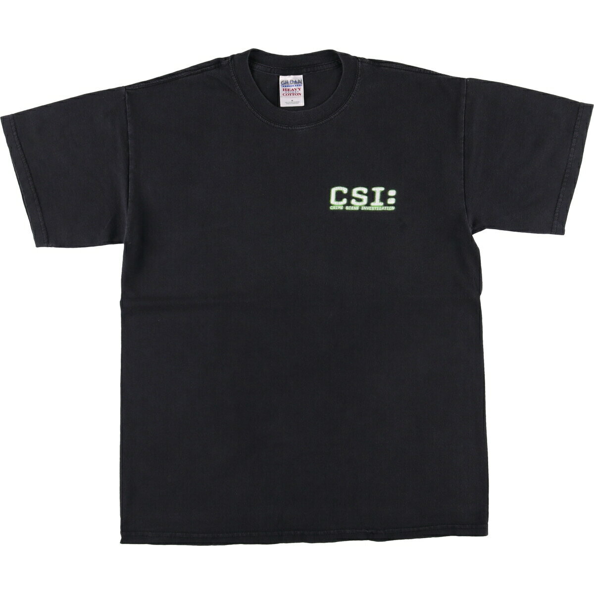 古着 ギルダン GILDAN CSI Crime Scene Investigation CSI科学捜査班 映画 ムービーTシャツ メンズM相当 /eaa529491 【中古】 【250706】