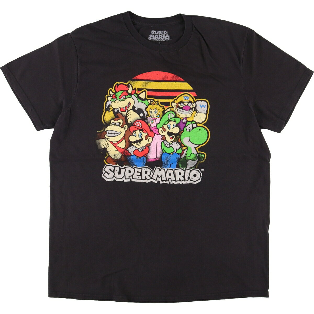 古着 SUPER MARIO スーパーマリオ キャラクタープリントTシャツ メンズL相当 /eaa529599 【中古】 【250530】 【SS2509_30】