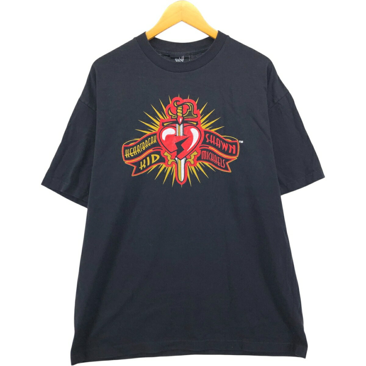 古着 00'S WWE SHAWN MICHAELS ショーンマイケルズ プロレス スポーツプリントTシャツ メンズXL相当 /eaa529666 【中古】 【250822】