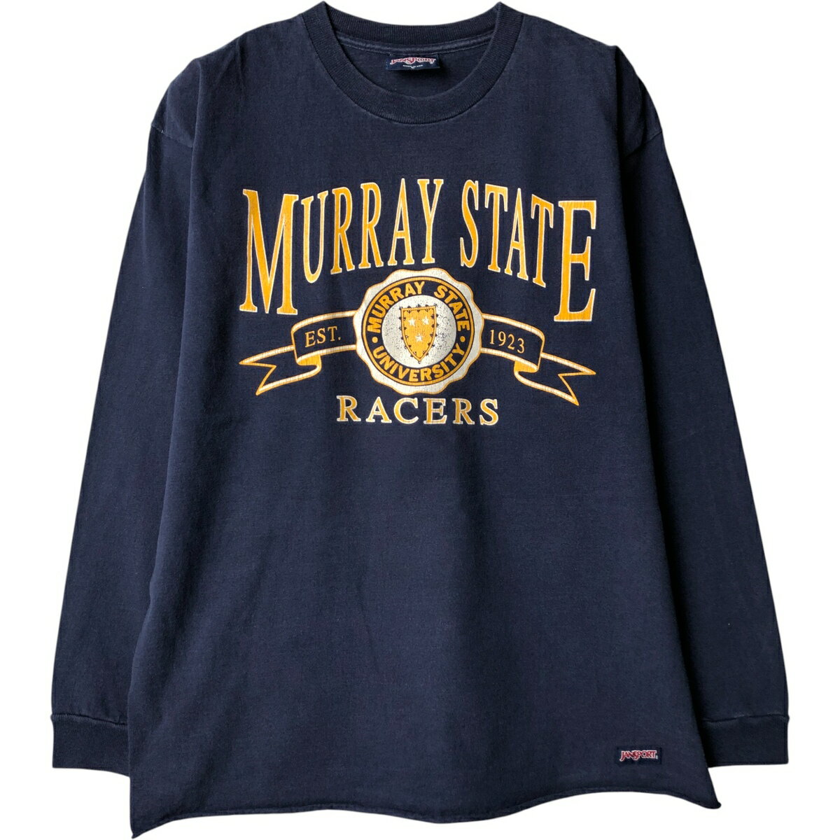 古着 ジャンスポーツ JANSPORT カレッジ カットオフ ロングTシャツ ロンT USA製 メンズL相当 ヴィンテージ /eaa529761 【中古】 【250917】 【NH-2508】 【ss2601_10】