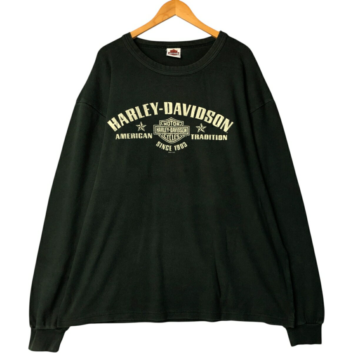 古着 ハーレーダビッドソン Harley-Davidson サーマルロンT ハニカム メンズXL相当 /eaa529771 【中古】 【250809】 【ss2601_10】