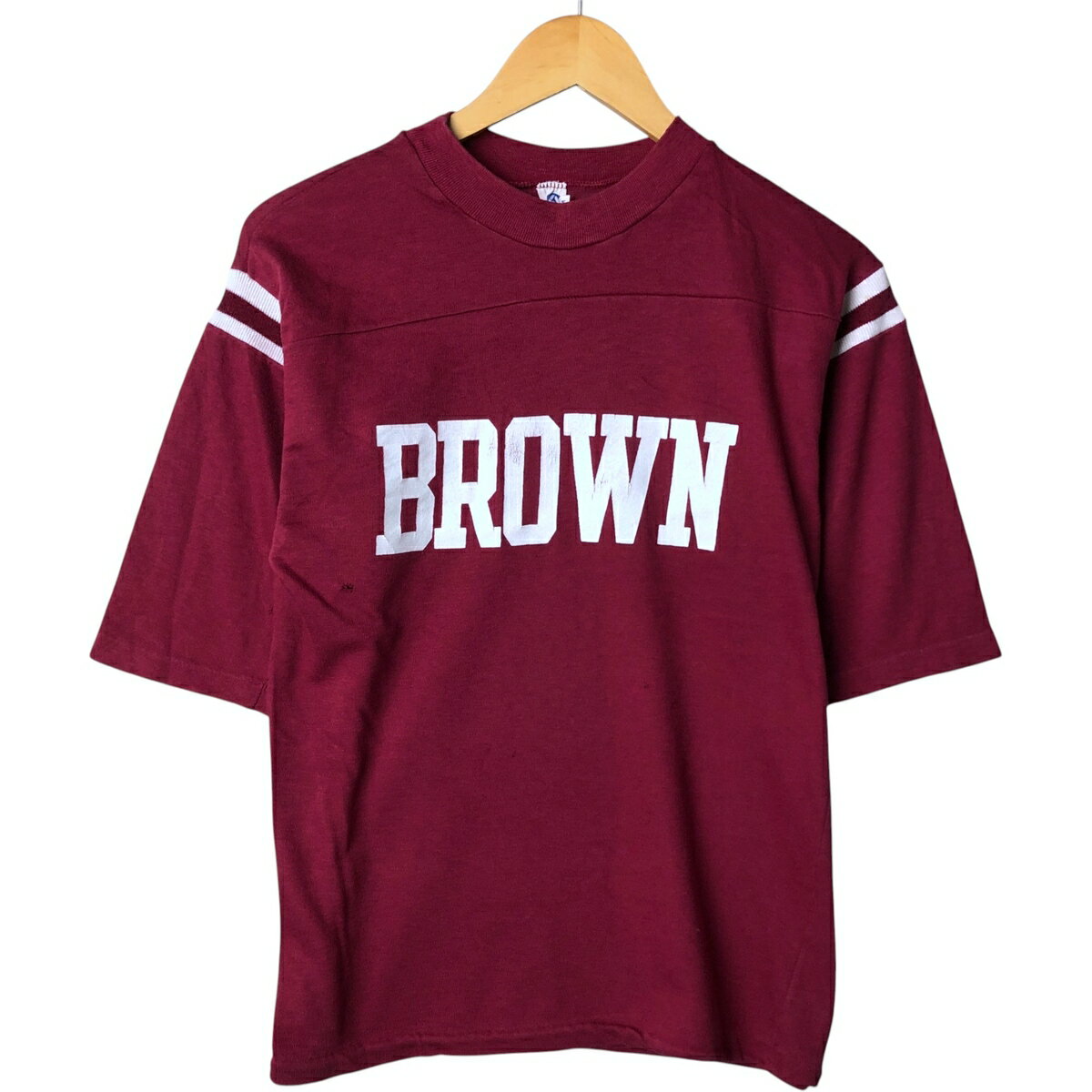 古着 80'S ALTEX カレッジ 五分袖 ロングTシャツ ロンT USA製 メンズM相当 ヴィンテージ /eaa529788 【中古】 【250929】 【ss2601_10】