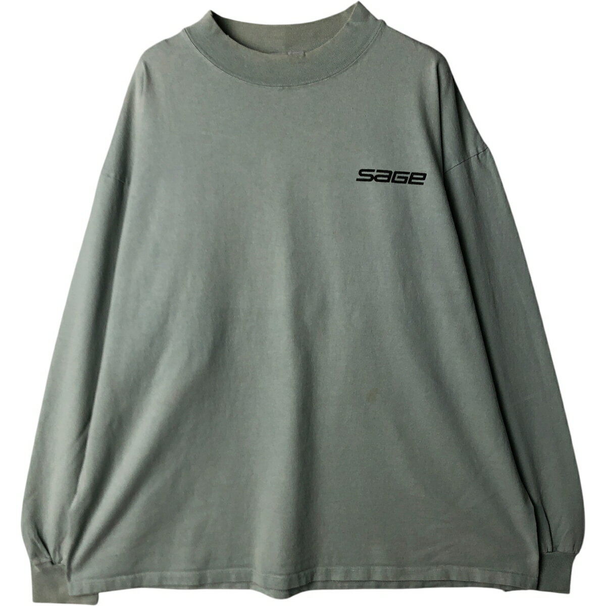 古着 SAGE 魚柄 ロングTシャツ ロンT USA製 メンズL相当 /eaa529821 【中古】 【250915】 【NH-2508】 【ss2601_10】