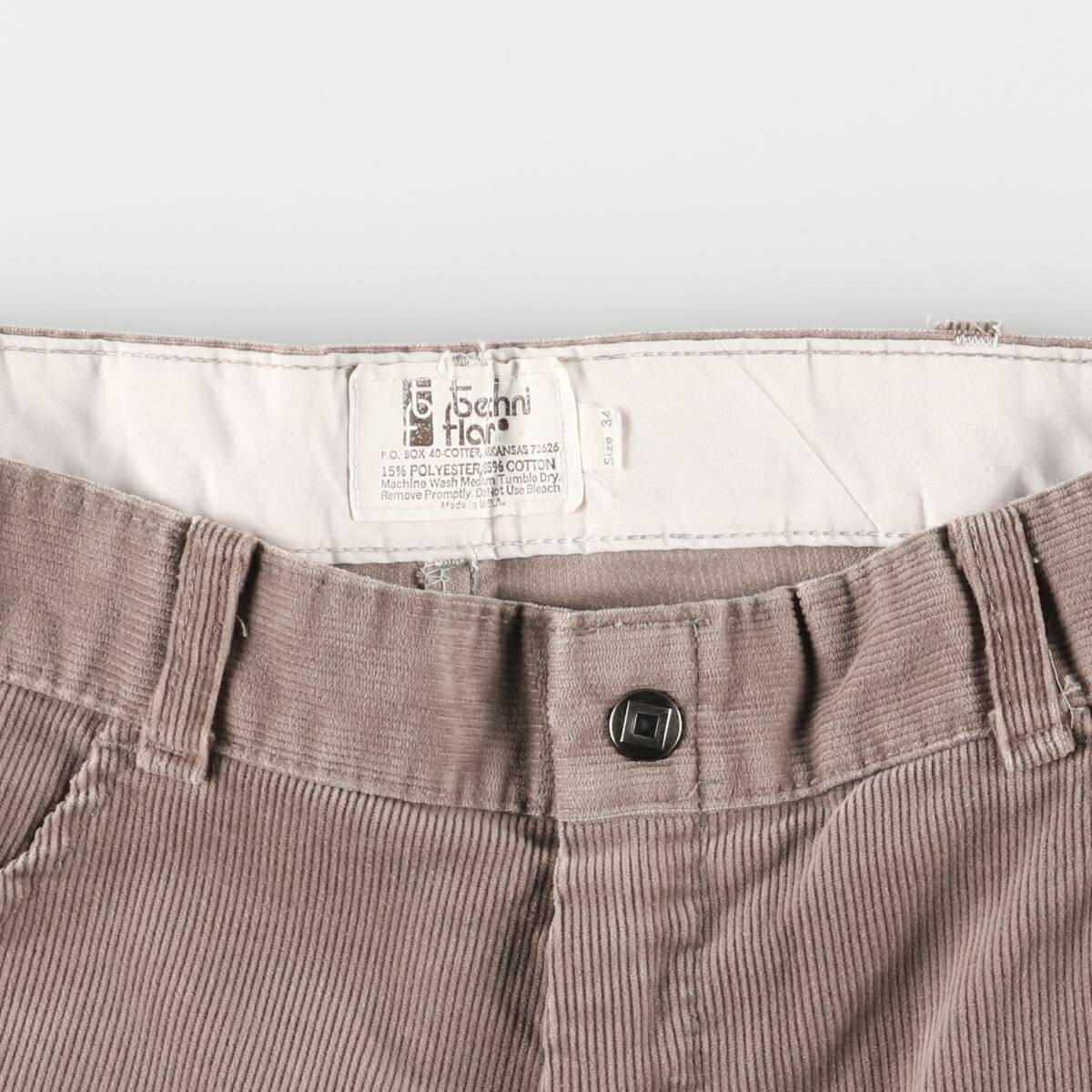 古着 70~80'S bechni flair コーデュロイパンツ USA製 メンズw31相当 ヴィンテージ /eaa530361 【中古】 【250328】