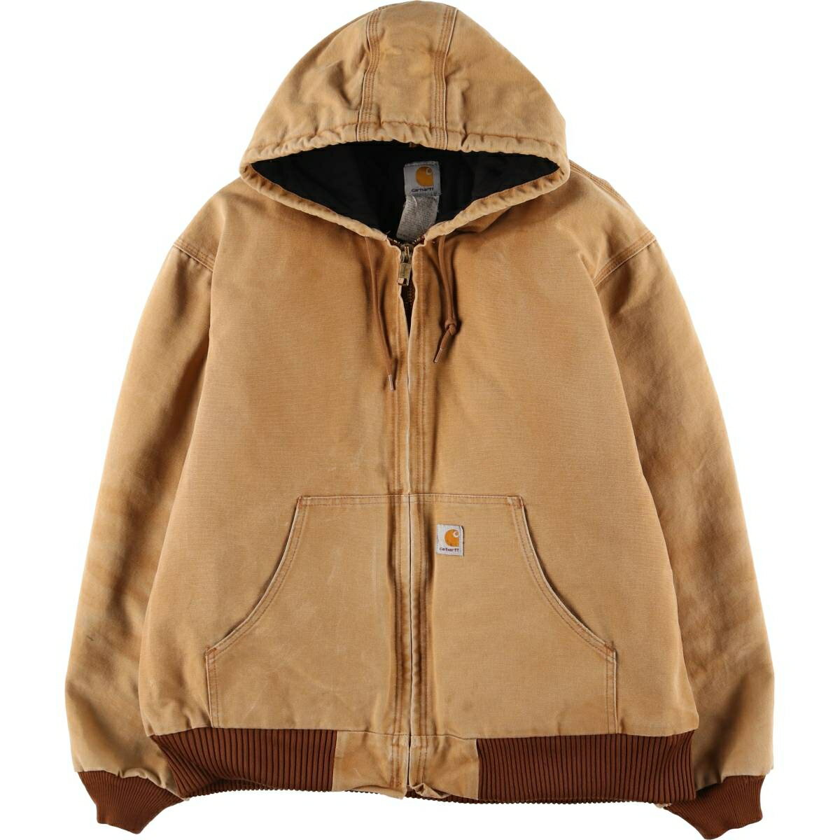 古着 カーハート Carhartt アクティブジャケット ダックフルジップパーカー USA製 メンズXL相当 /eaa530464 【中古】 【250326】