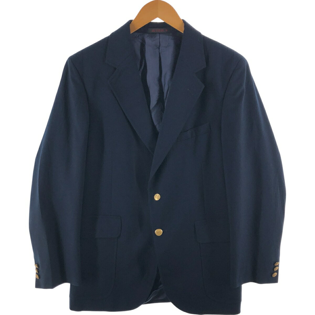外套 - 古着 ボストントレーダーズ BOSTON TRADERS 紺ブレザー テーラードジャケット メンズS相当 /eaa530472 【中古】 【250329】 【SS2603_30】