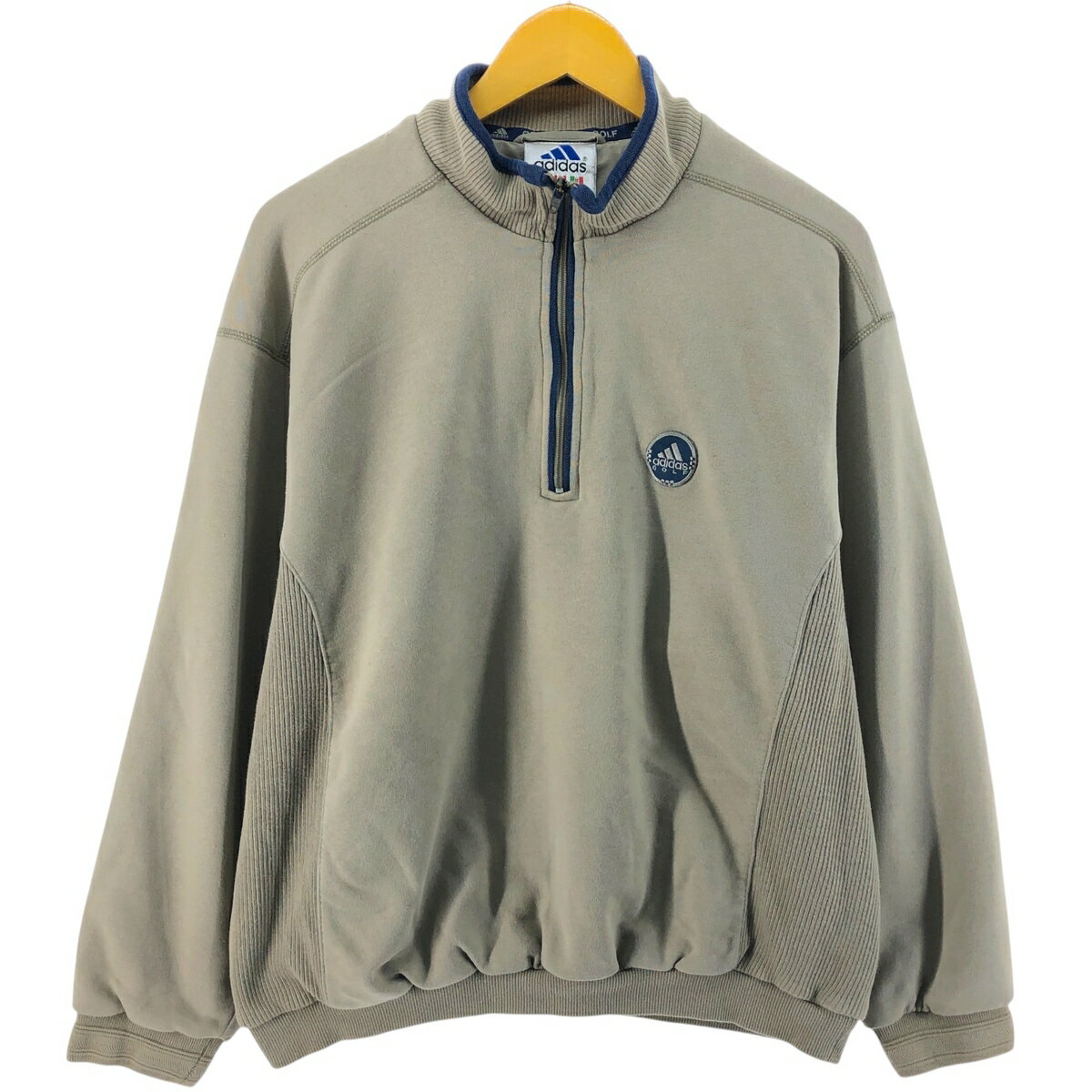 古着 90~00'S アディダス adidas ハーフジップスウェットシャツ トレーナー メンズS相当 ヴィンテージ /eaa530541 【中古】 【250317】