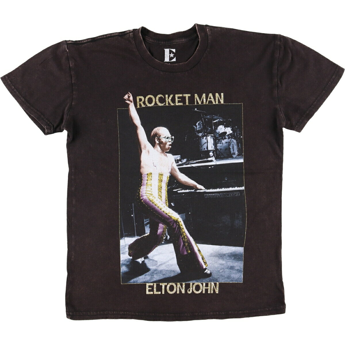 古着 ELTON JOHN エルトンジョン バンドTシャツ バンT メンズL相当 /eaa530840 【中古】 【250321】 【SS2509_30】