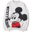 古着 80'S ディズニー DISNEY ミッキーマウス キャラクタースウェットシャツ トレーナー USA製 メンズL相当 ヴィンテージ /eaa530992 ...