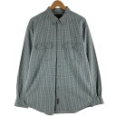 古着 90~00'S ティンバーランド Timberland 長袖 ボタンダウンチェックシャツ メンズL相当 /eaa531065 【中古】 【250324】