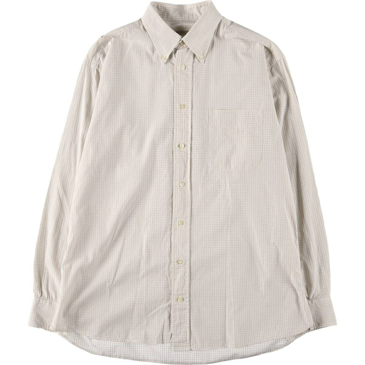 古着 バーバリー Burberry's BURBERRYS OF LONDON 長袖 ボタンダウンチェックシャツ USA製 メンズM相当 /eaa531073 【中古】 【250327】 【SS2603_10】