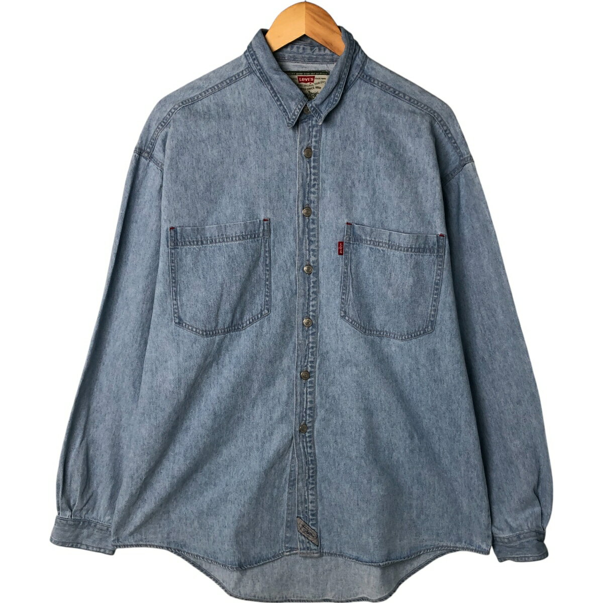 古着 90'S リーバイス Levi's 長袖 デニムシャツ メンズL相当 /eaa531128 【中古】 【250327】 【NL2503】 【SS2603_50】