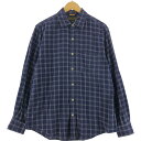 古着 90~00'S ティンバーランド Timberland チェック柄 長袖 ライトネルチェックシャツ メンズM相当 ヴィンテージ /eaa531145 【中古】 【250327】