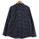 古着 ディッキーズ Dickies 長袖 フランネルチェックシャツ メンズL相当 /eaa531148 【中古】 【250327】(4)