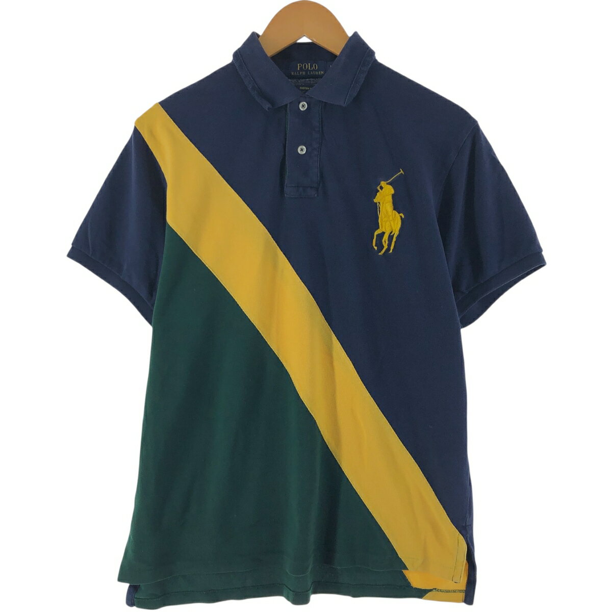 古着 ラルフローレン Ralph Lauren POLO RALPH LAUREN CUSTOM FIT ビッグポニー 半袖 ポロシャツ メンズL相当 /eaa531185 【中古】 【250404】 【SS2509_10】