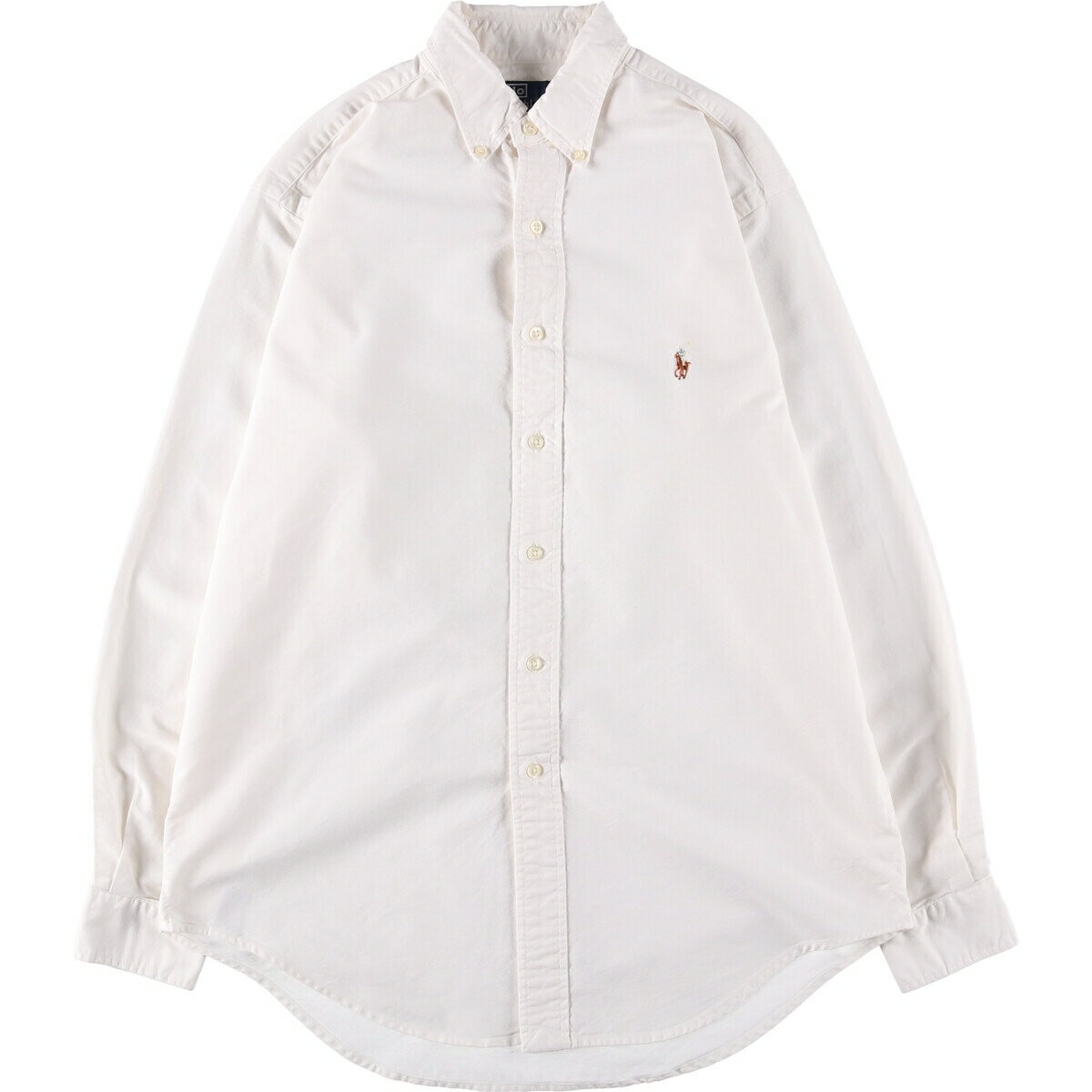 樂天商城 - 古着 ラルフローレン Ralph Lauren POLO by Ralph Lauren 長袖 ボタンダウンシャツ カナダ製 メンズM相当 /eaa531288 【中古】 【250329】