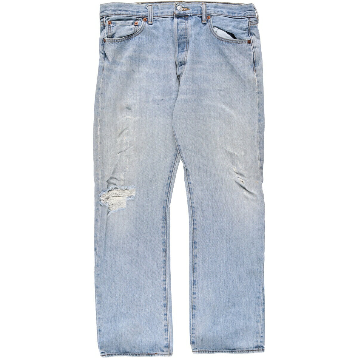 古着 リーバイス Levi's 501 ストレートデニムパンツ メンズw35相当 /eaa531326 【中古】 【250324】 【ss2601_30】 ブルー系 春夏秋冬