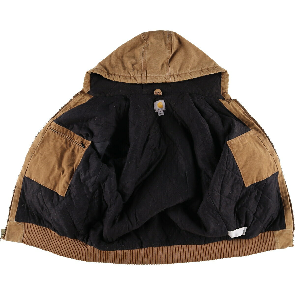 古着 カーハート Carhartt アクティブジャケット ダックフルジップパーカー メンズM相当 /eaa531444 【中古】 【250328】