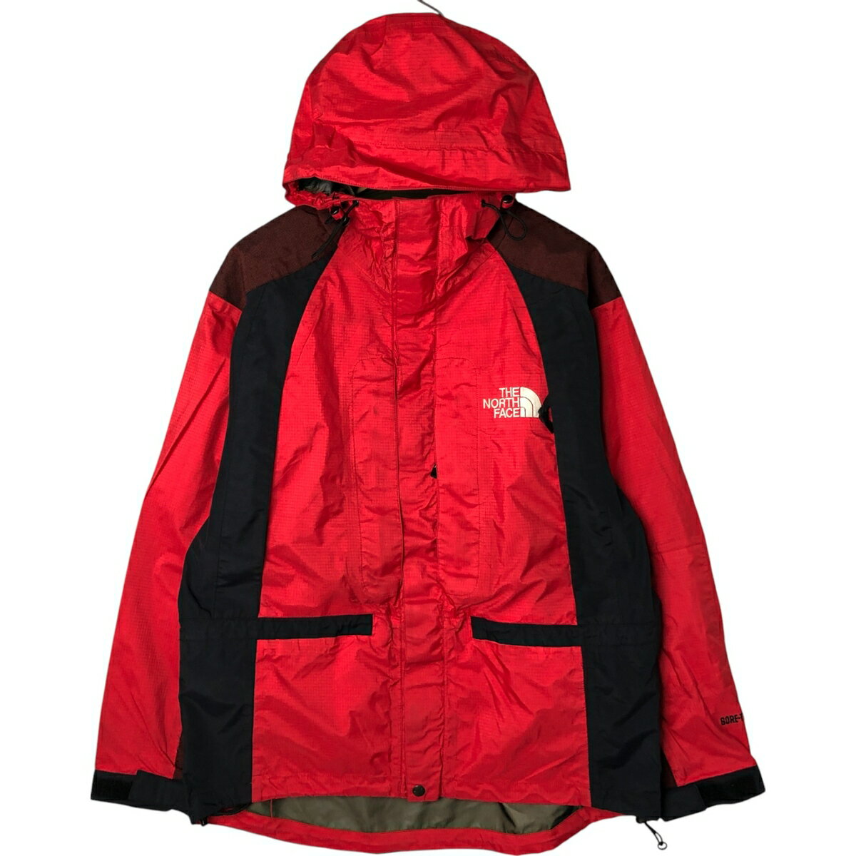 古着 90'S ザノースフェイス THE NORTH FACE GORE-TEX ゴアテックス リップストップ マウンテンパーカー シェルジャケット メンズM相当 ヴィンテージ /eaa531450 【中古】 【250326】 【NL2503】 【ss2601_10】