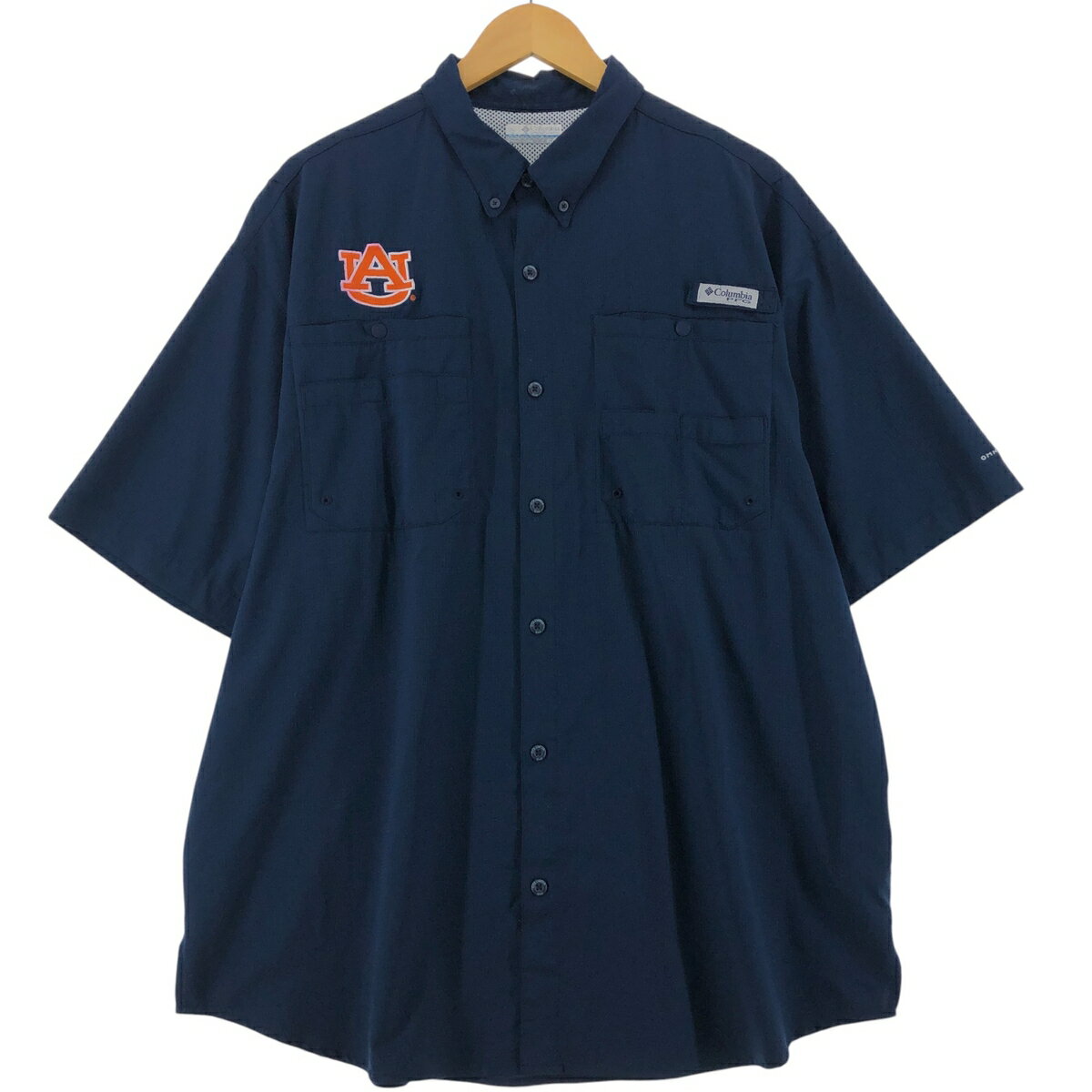 古着 コロンビア Columbia PFG OMNI-SHADE ボタンダウン 半袖 フィッシングシャツ メンズXL相当 /eaa531575 【中古】 【250402】 【SS2509_30】