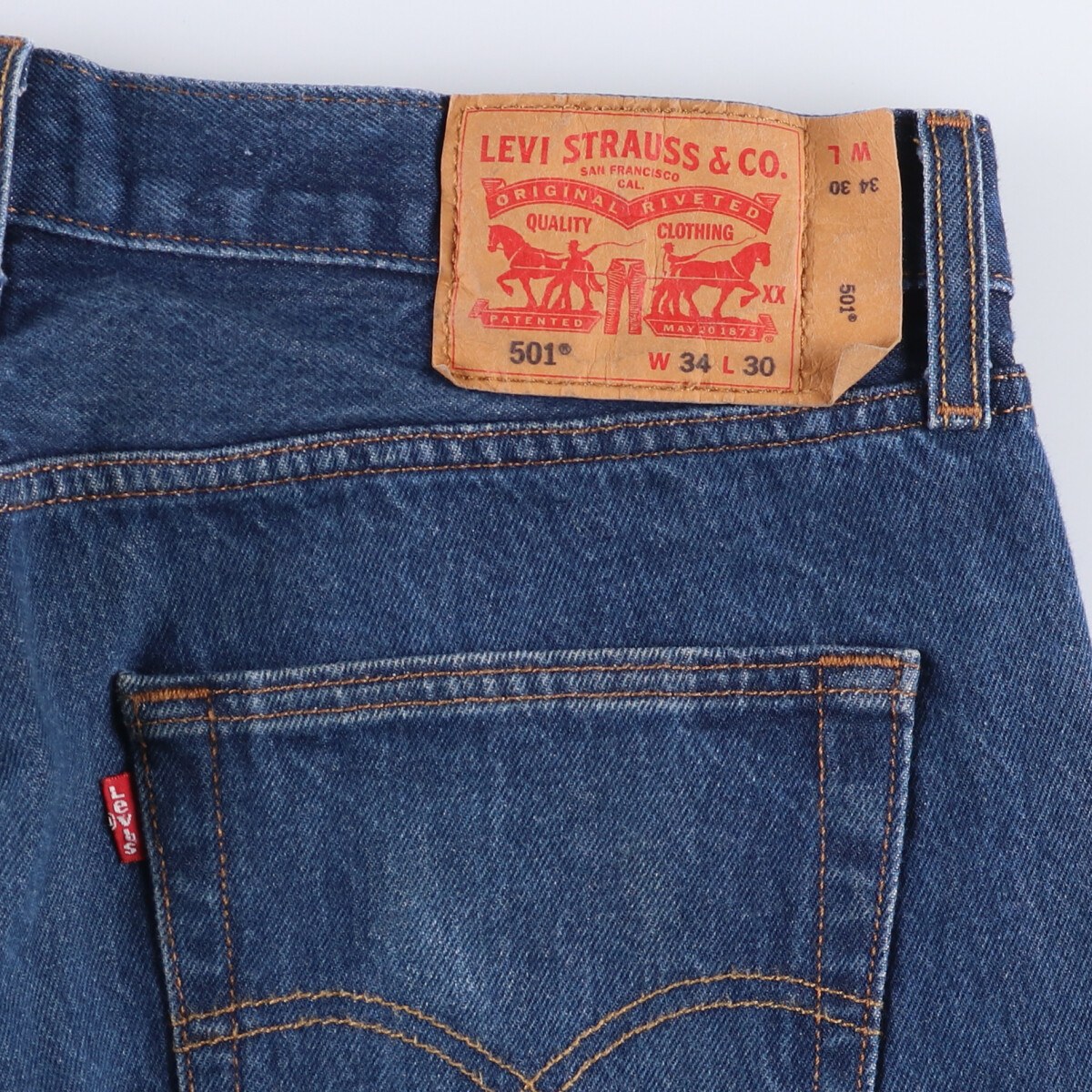 古着 リーバイス Levi's 501 ストレートデニムパンツ メンズw34相当 /eaa531604 【中古】 【250324】