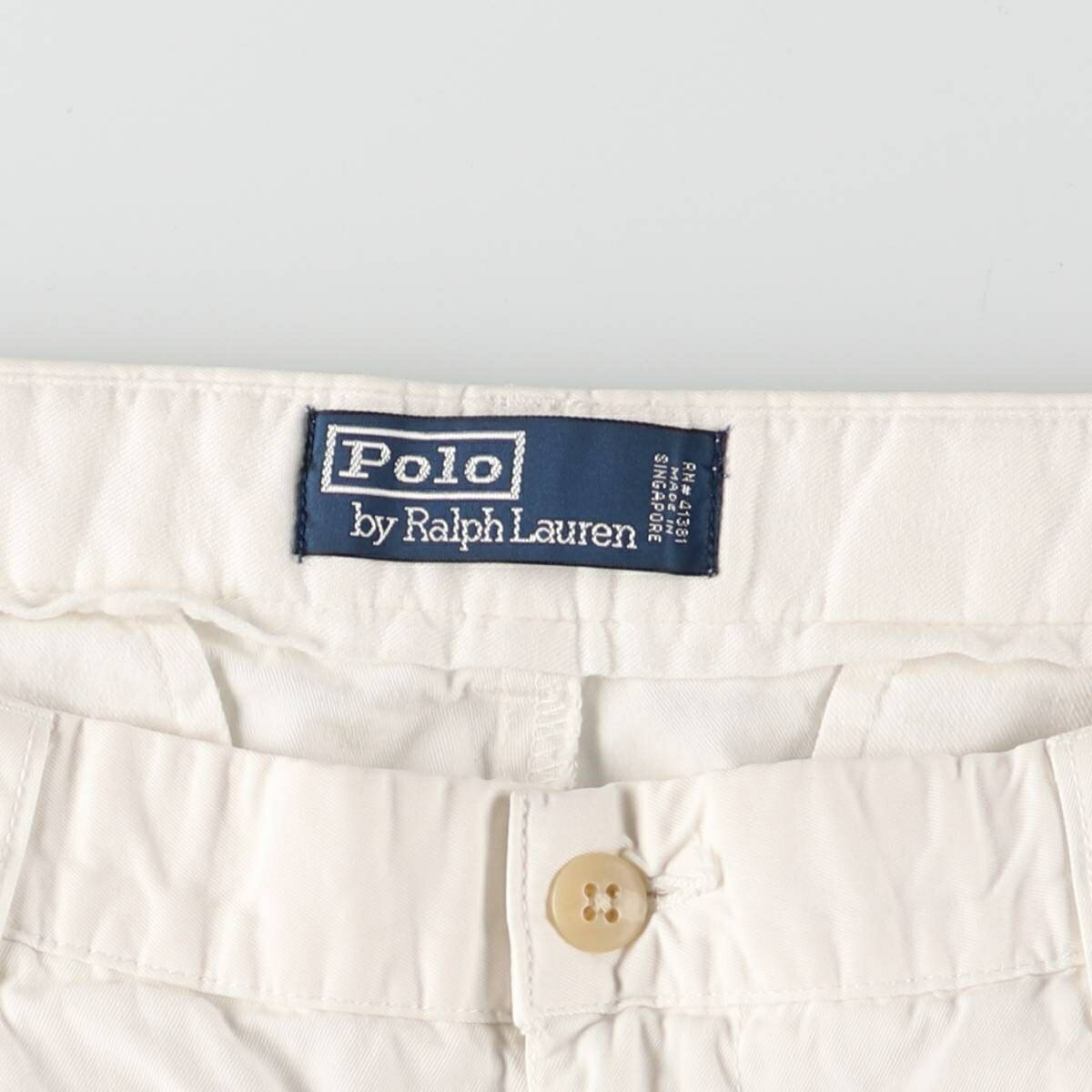 古着 ラルフローレン Ralph Lauren POLO by Ralph Lauren ツータック チノパンツ メンズw32相当 /eaa531657 【中古】 【250328】