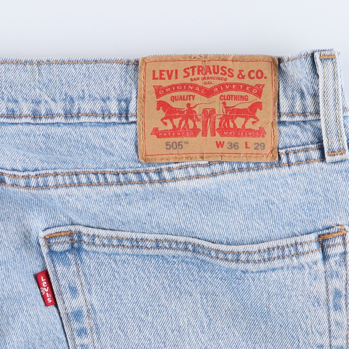 古着 リーバイス Levi's 505 テーパードデニムパンツ メンズw37相当 /eaa531753 【中古】 【250324】