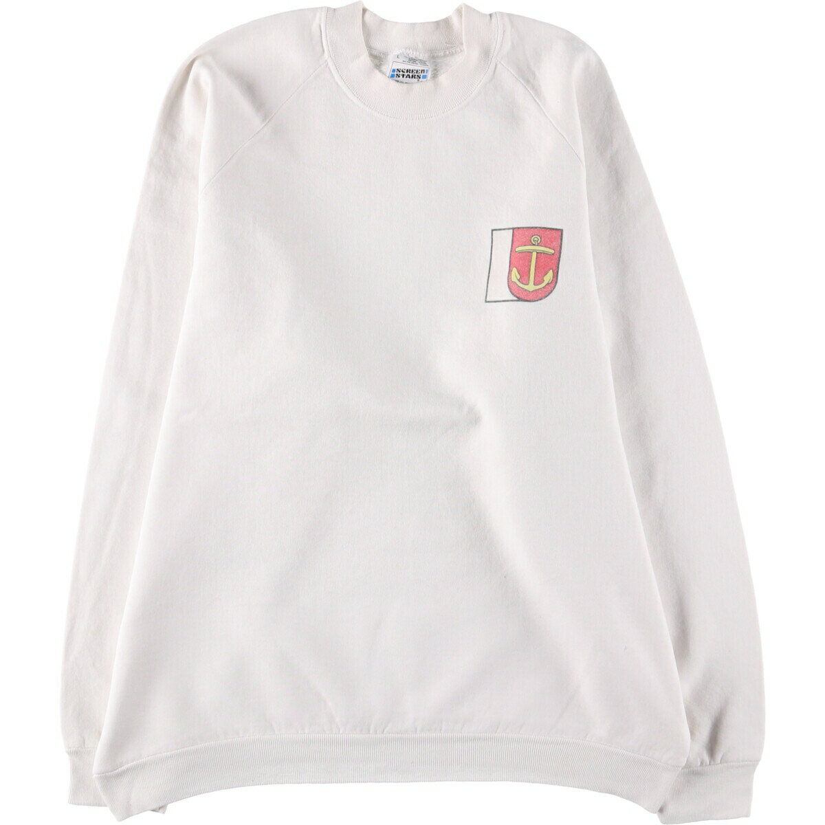 古着 90'S スクリーンスターズ SCREEN STARS プリントスウェットシャツ トレーナー メンズL相当 ヴィン..