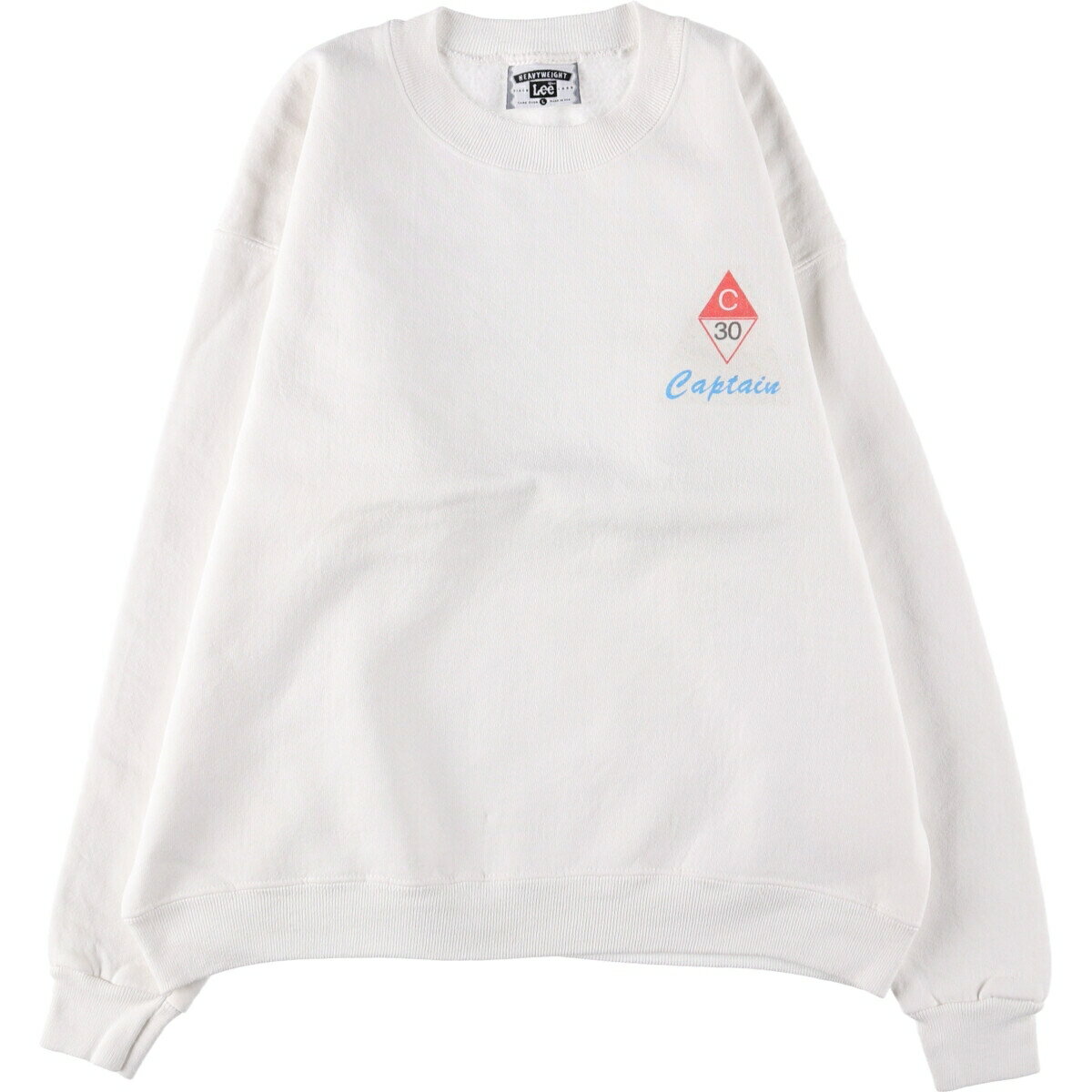 古着 90'S リー Lee HEAVY WEIGHT プリントスウェットシャツ トレーナー USA製 メンズL相当 ヴィンテージ /eaa531849 【中古】 【250328】