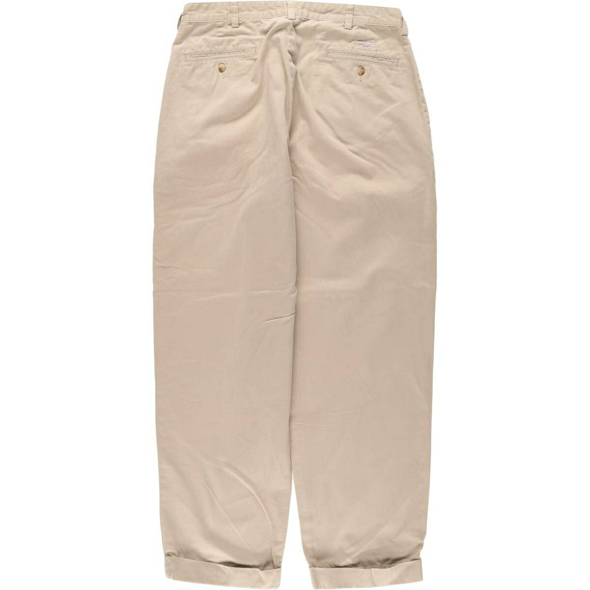 古着 ラルフローレン Ralph Lauren POLO by Ralph Lauren ツータック チノパンツ メンズw35相当 /eaa532156 【中古】 【250328】