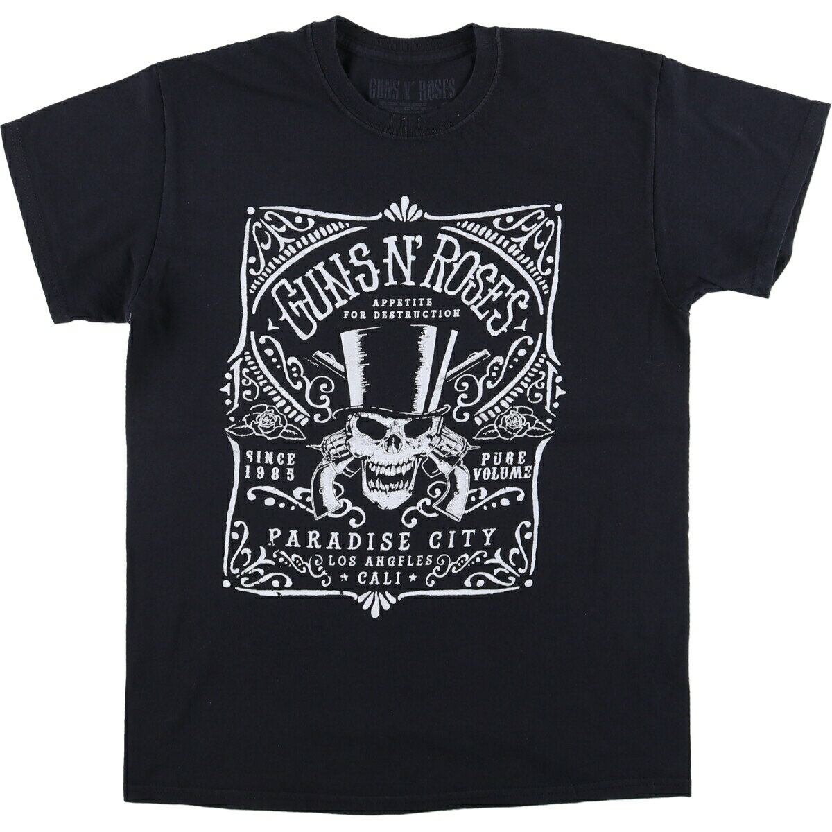 古着 GUNS N' ROSES ガンズアンドローゼズ ドクロ柄 スカル柄 バンドTシャツ バンT メンズM相当 /eaa532444 【中古】 【250329】