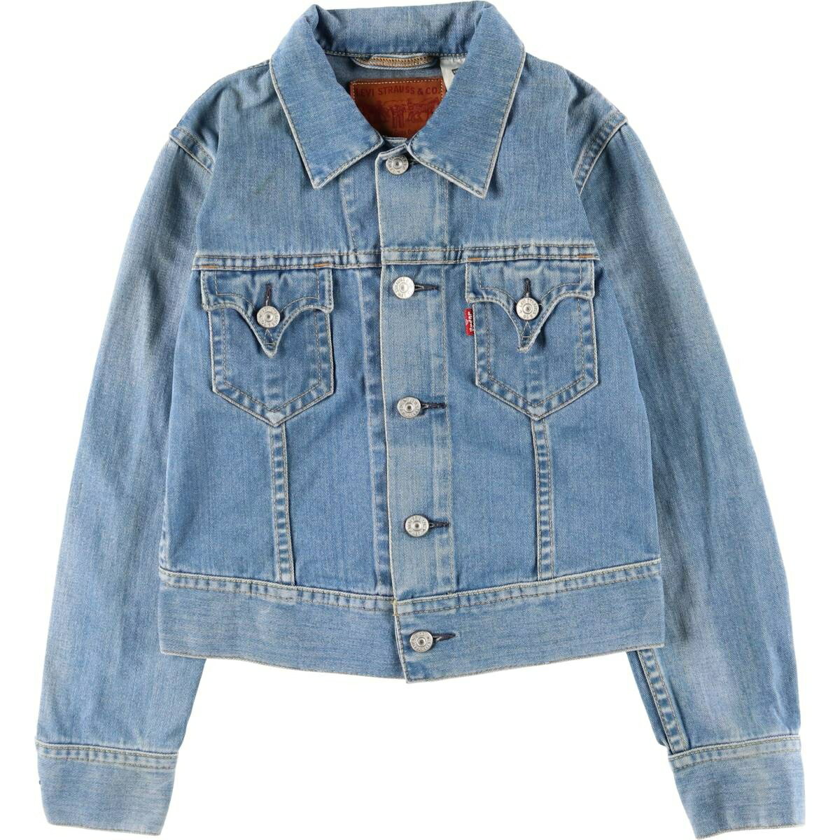 古着 リーバイス Levi's TYPE 1 ICONIC JACKET デニムジャケット Gジャン USA製 レディースM相当 /eaa532569 【中古】 【250331】 【Elulu/エルル】 【ss2601_10】