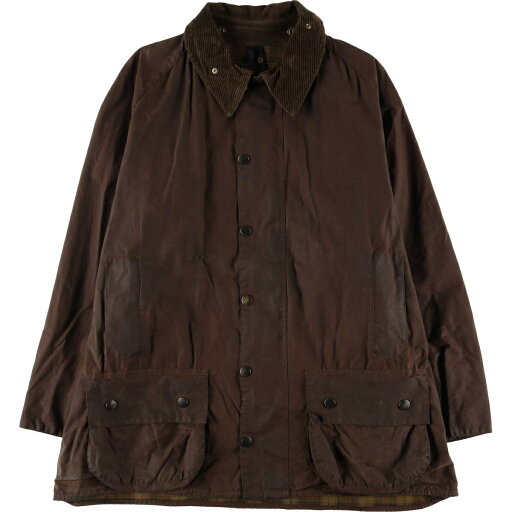 古着 90'S バブアー Barbour BEAUFORT ビューフォート 旧3ワラント オイルド ハンティングジャケット 英国製 C48 メンズXL相当 ヴィンテージ /eaa532816 【中古】 【250329】 古着 90'S バブアー Barbour BEAUFORT ビューフォート 旧3ワラント オイルド ハンティングジャケット 英国製 C48 メンズXL相当 ヴィンテージ /eaa532816 【中古】 【250329】