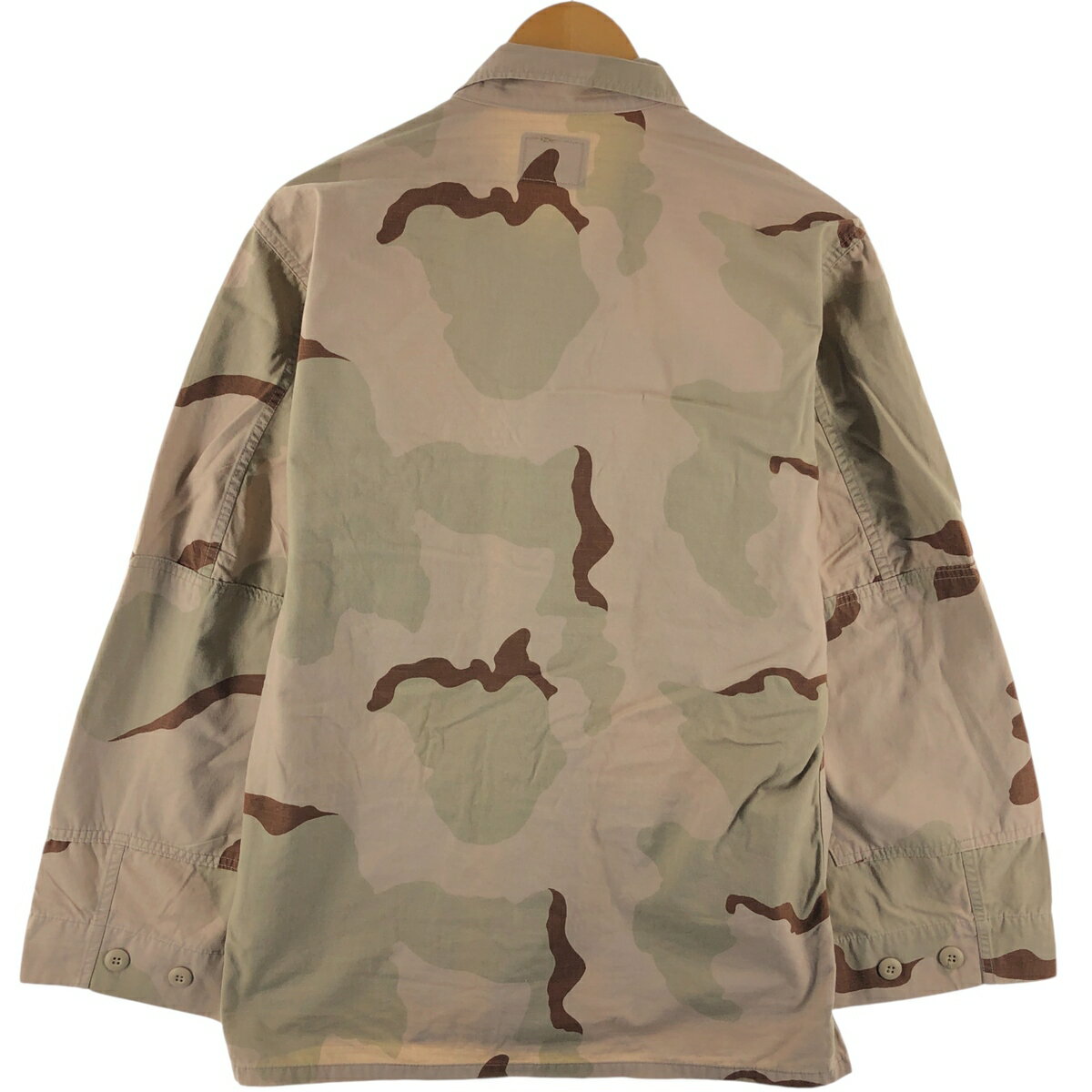 古着 00'S 米軍実品 迷彩柄 3C デザートカモ リップストップ B.D.U ミリタリージャケット USA製 MEDIUM-REGULAR メンズM相当 /eaa532848 【中古】 【250404】