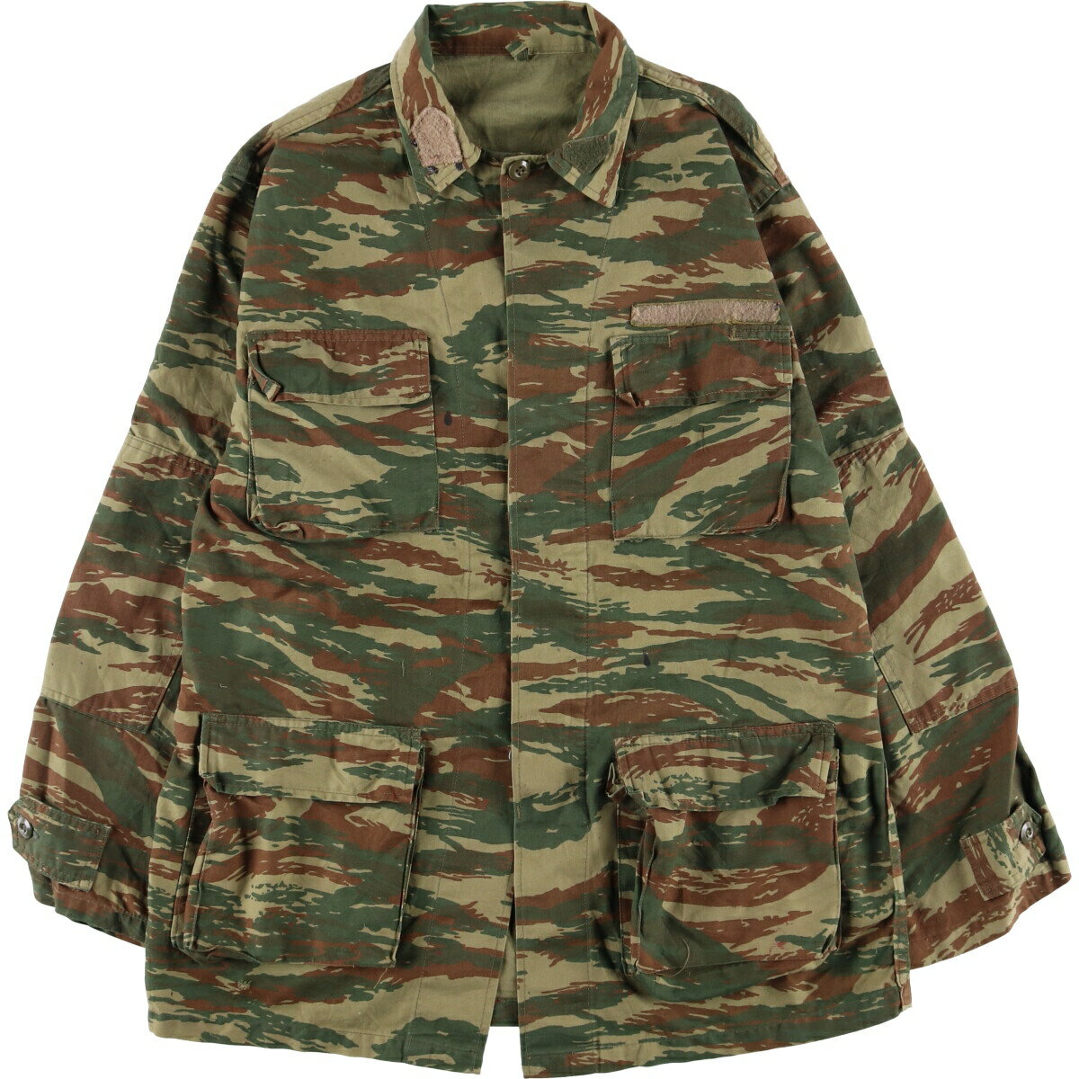 古着 迷彩柄 リザードカモ ミリタリージャケット メンズL相当 /eaa532860 【中古】 【250330】