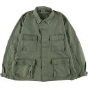 古着 民間品 ROTHCO リップストップ B.D.U ミリタリージャケット USA製 X-LARGE-REGULAR メンズXL相当 /eaa532869 【中古】 【250407】(4)