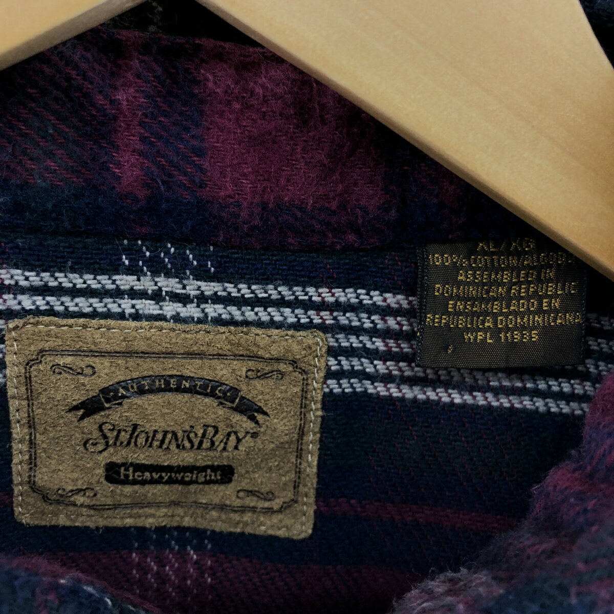 古着 90~00'S セントジョンズベイ ST.JOHN'S BAY HEAVY WEIGHT 長袖 ヘビーネルチェックシャツ メンズXL相当 ヴィンテージ /eaa533140 【中古】 【250329】