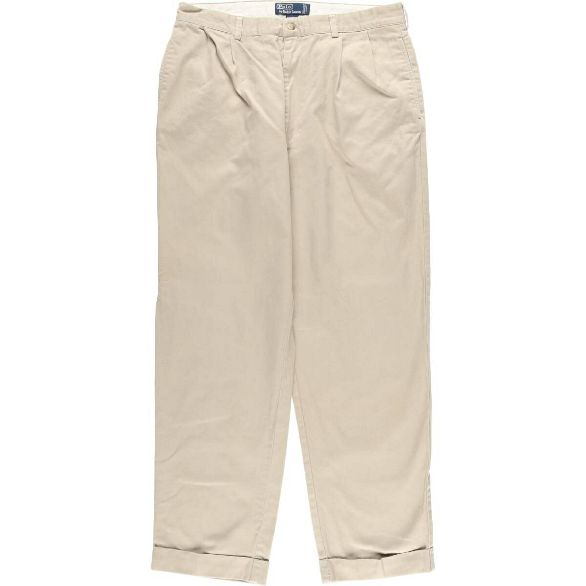 古着 ラルフローレン Ralph Lauren POLO by Ralph Lauren HAMMOND PANT ツータック チノパンツ メンズw35相当 /eaa533162 【中古】 【250331】