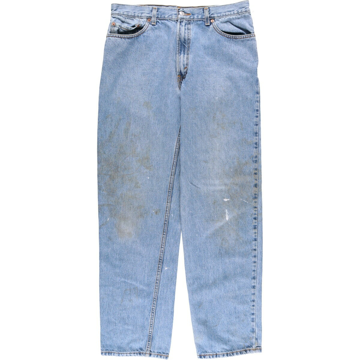 古着 リーバイス Levi's 550 RELAXED FIT テーパードデニムパンツ メンズw34相当 /eaa533265 【中古】 【250411】 【SS2603_50】 ブルー系 春夏秋冬