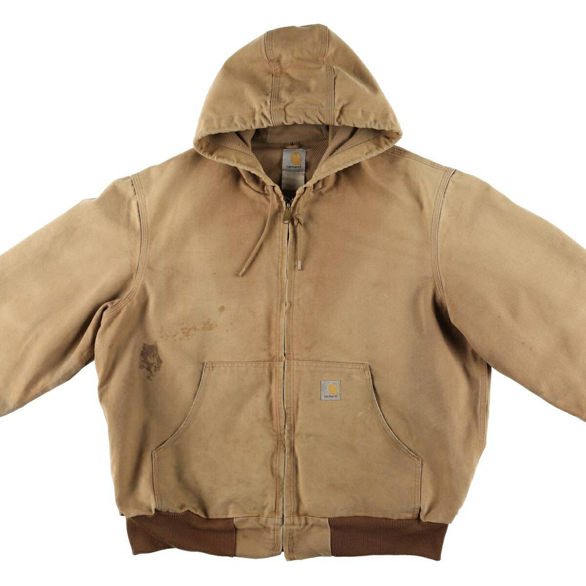 古着 カーハート Carhartt アクティブジャケット ダックフルジップパーカー メンズXL相当 /eaa533318 【中古】 【250404】