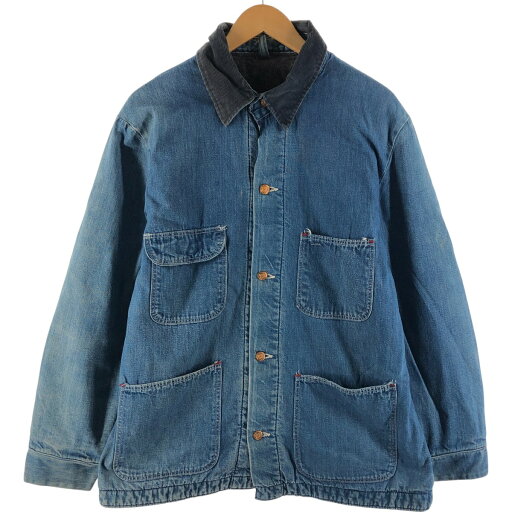 古着 70'S ラングラー Wrangler デニムカバーオール メンズL相当 ヴィンテージ /eaa533399 【中古】 【250407】 古着 70'S ラングラー Wrangler デニムカバーオール メンズL相当 ヴィンテージ /eaa533399 【中古】 【250407】