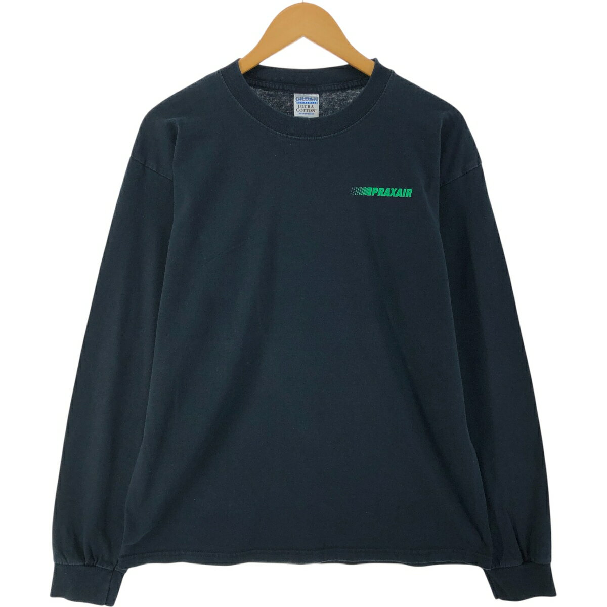乐天商城 - 古着 00'S ギルダン GILDAN アドバタイジング バックプリント ロングTシャツ ロンT メンズL相当 /eaa533777 【中古】 【250406】 【SS2606_50】